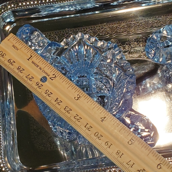 Antique American Brilliant Blue Creamer & Sugar - Picture 16 of 16